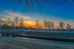 Zonsopgang-bij-het-sluisje-van-Oranjedorp